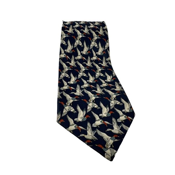 Nadia Men's Mallard Duck Silk Tie - Picture 1 of 4